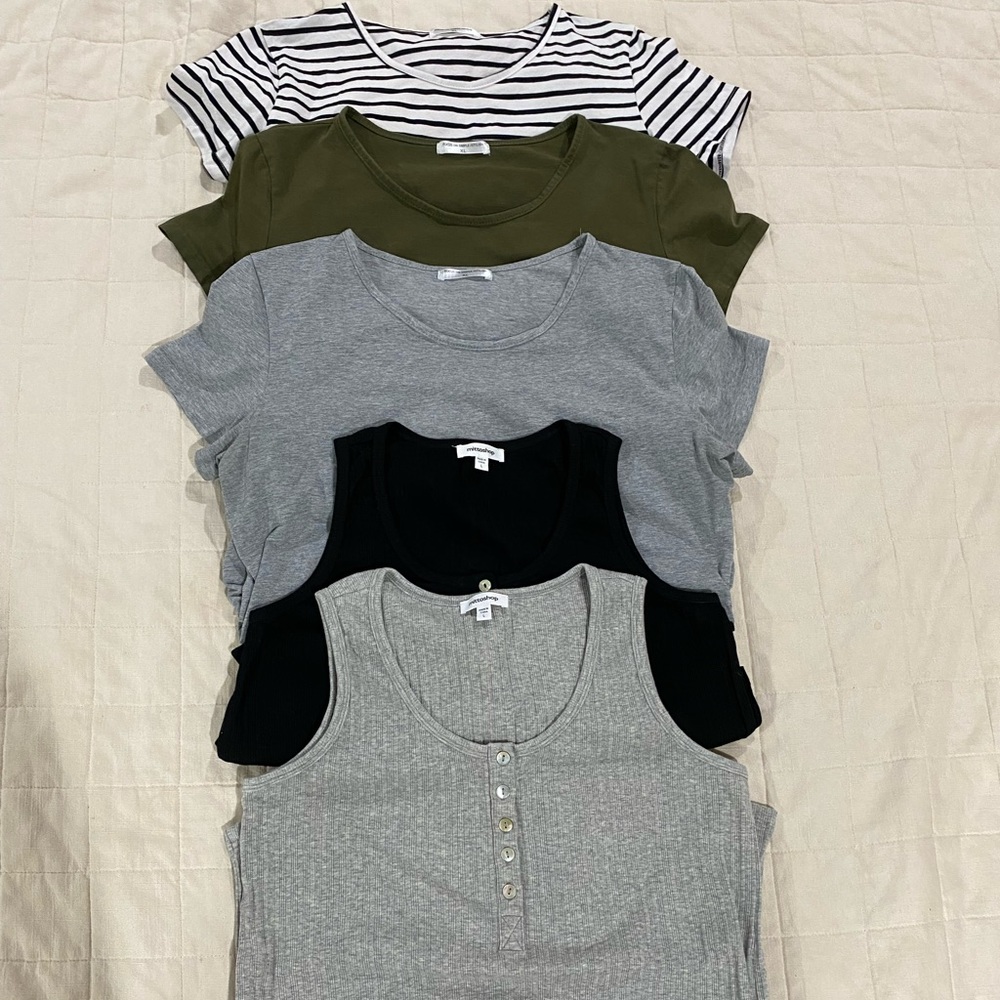 Pinkblush Maternity Shirt Bundle // Large